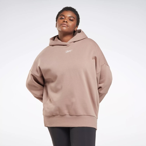 Lux Oversized Hoodie (Plus Size) - Taupe | Reebok