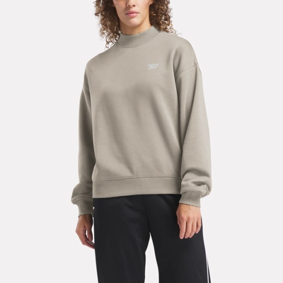 Reebok Identity SL Fleece Mock Neck Top