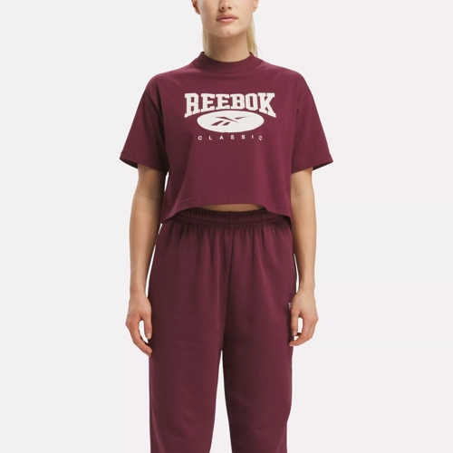 Reebok Classics Wardrobe Essentials Reverse Fleece Cropped Shirt