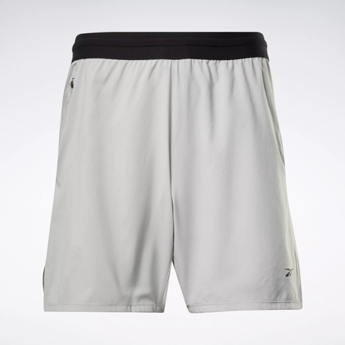 Reebok Mens Speedwick Speed Shorts (Two-tone Gray/Black, X-Large