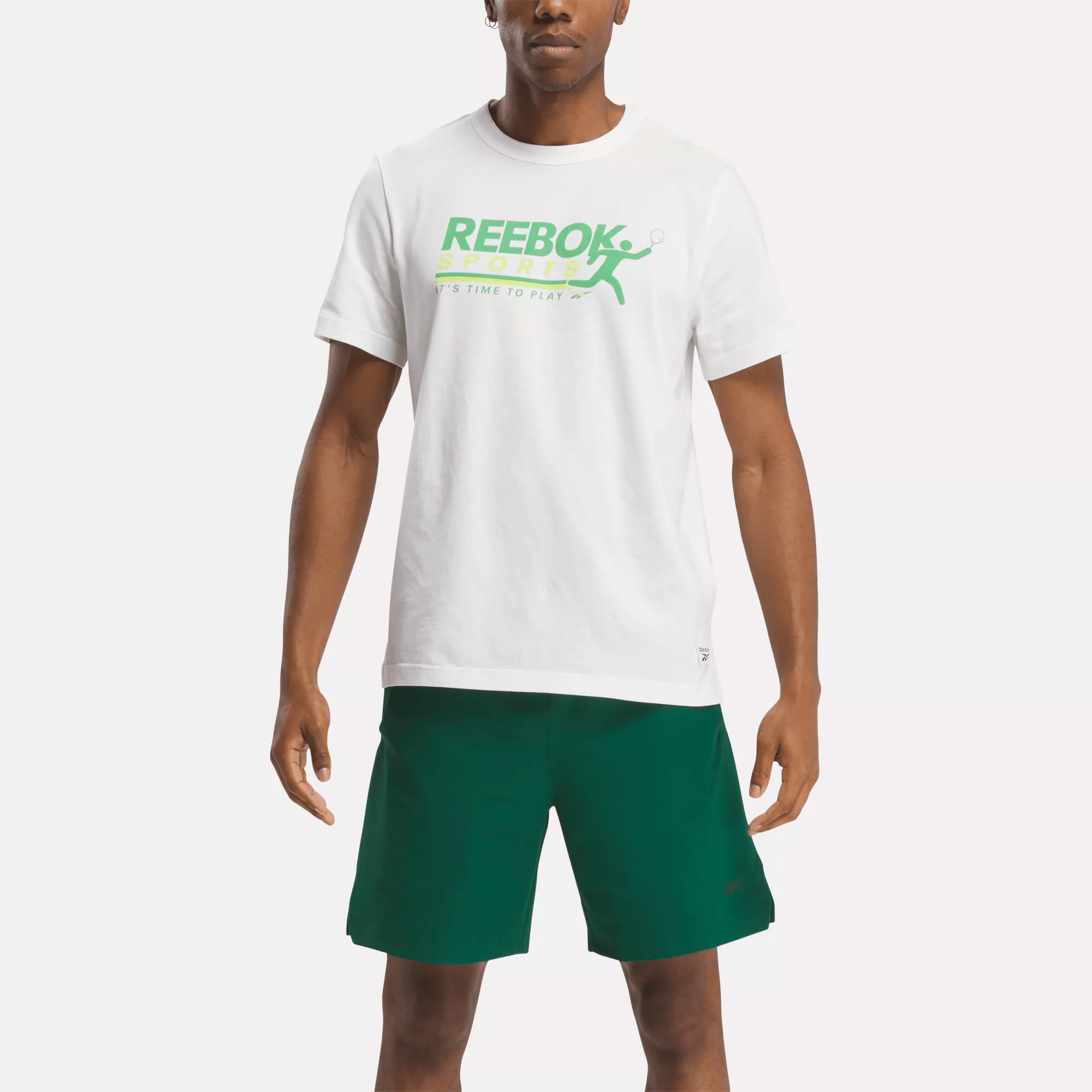 Shop Reebok Unisex Sport Classics Graphic T-shirt In Chalk