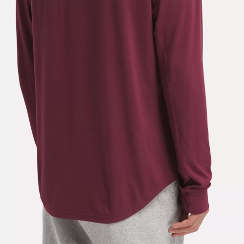 ACTIVCHILL+DREAMBLEND Long Sleeve Shirt - Classic Maroon | Reebok