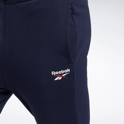 Reebok Men's Identity Classic Fleece Drawstring-Waist Logo Jogger Pants