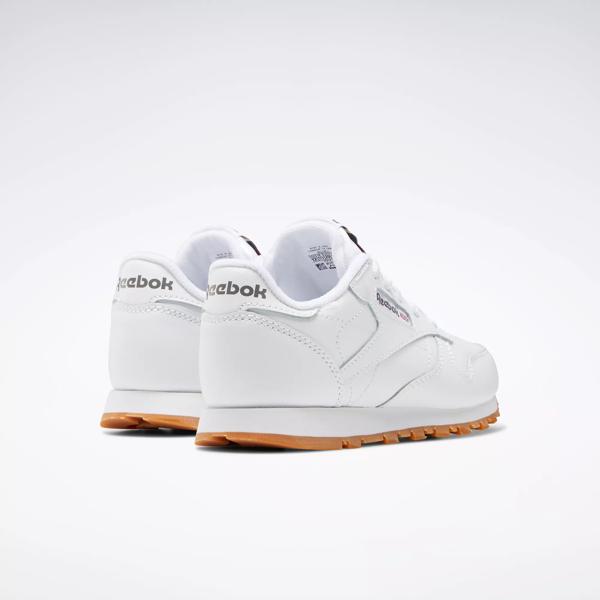 Classic Leather Shoes Preschool White Reebok