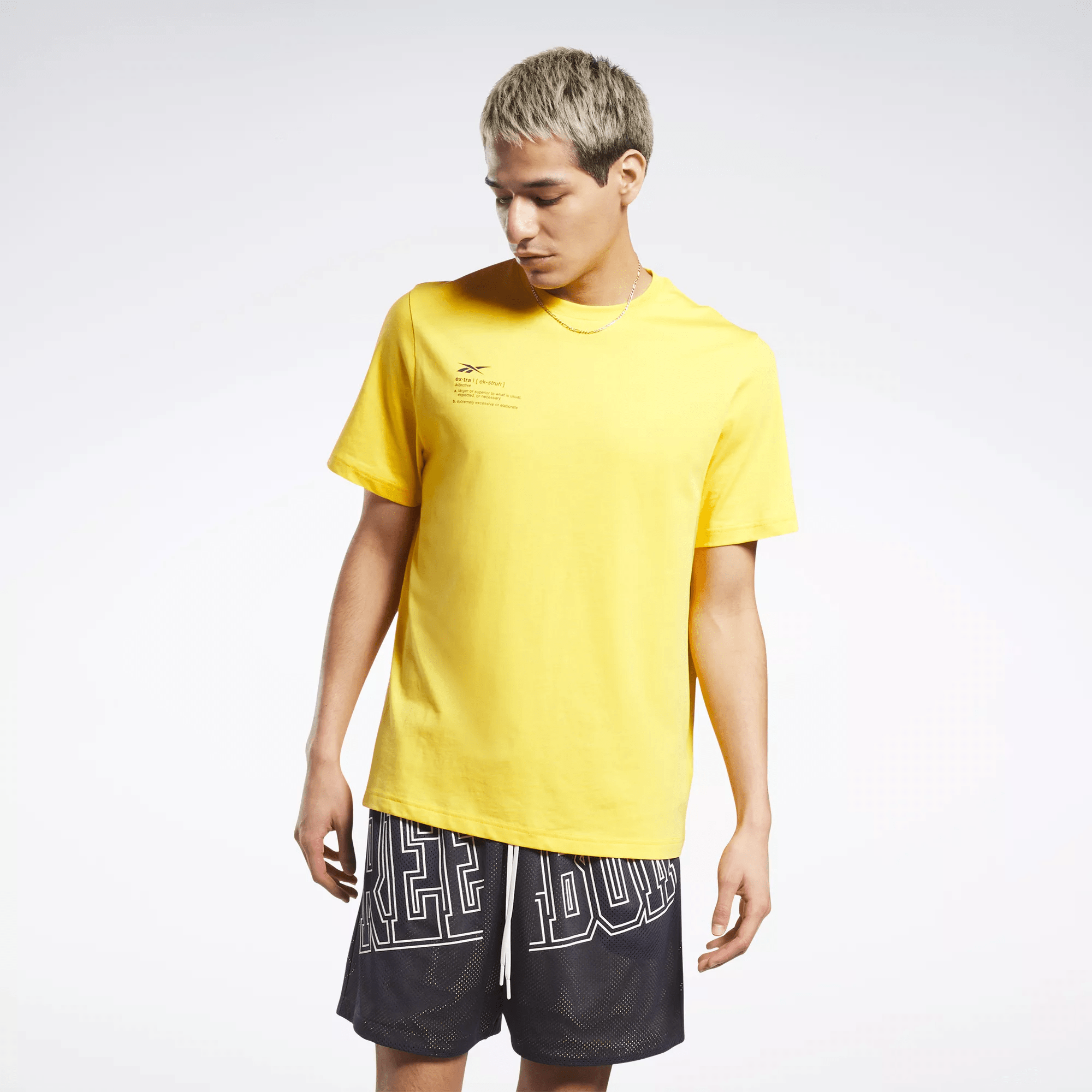 Reebok Most Extra Tee In Yellow
