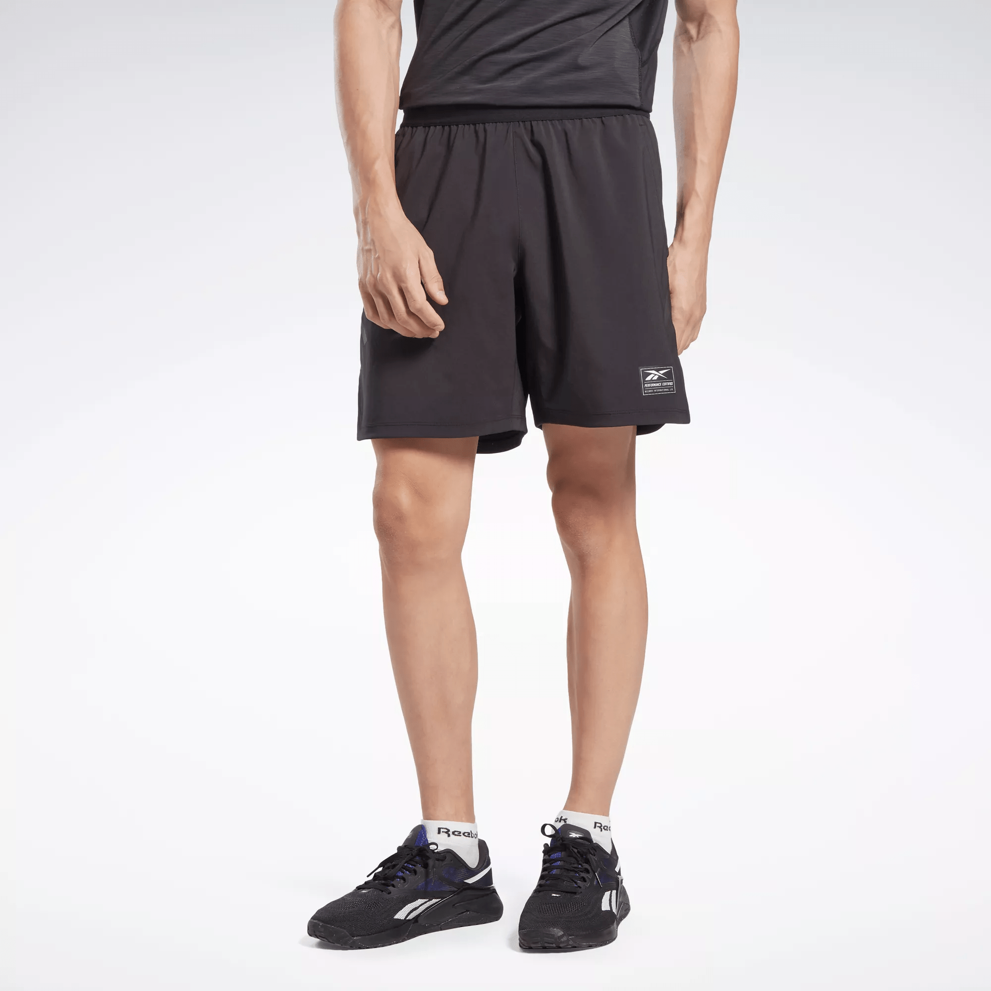 Reebok Men's Performance Certified Strength+ Shorts In Black