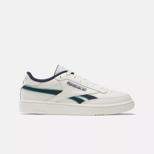 Club C Revenge Men's Shoes - Chalk / Vector Navy / Cyber Mint | Reebok