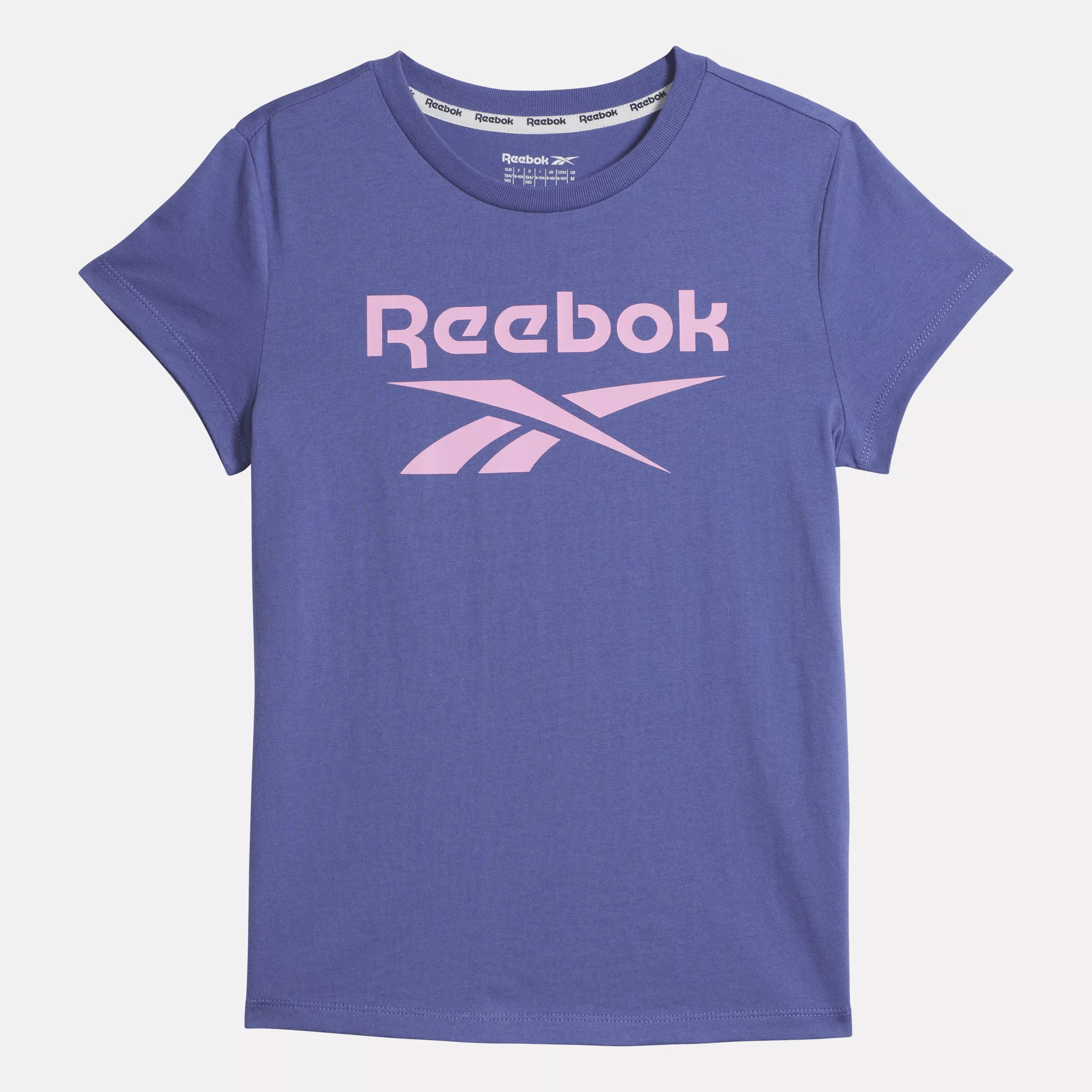 Shop Reebok Women's  Id Big Logo Tee - Kids In In Step Purple