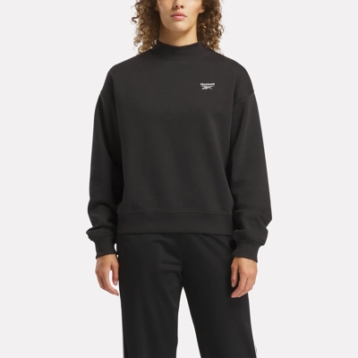 Reebok Identity SL Fleece Mock Neck Top