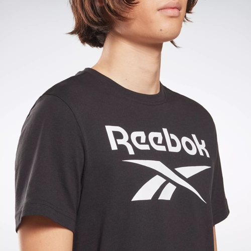 Reebok - Big | Identity Reebok Black Logo T-Shirt