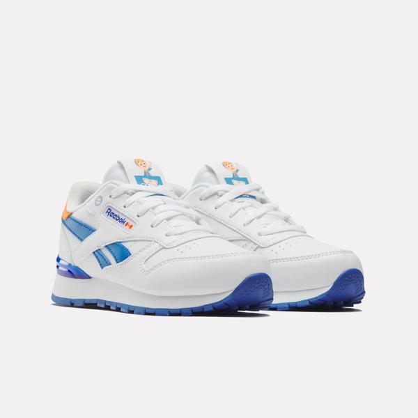 Reebok Unisex Child Blippi Kid s Classic Leather Step N Flash Sneaker