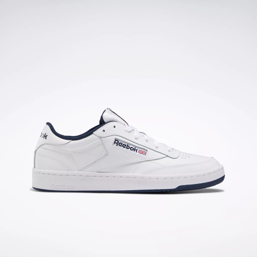 Club C 85 Shoes - White / Navy | Reebok