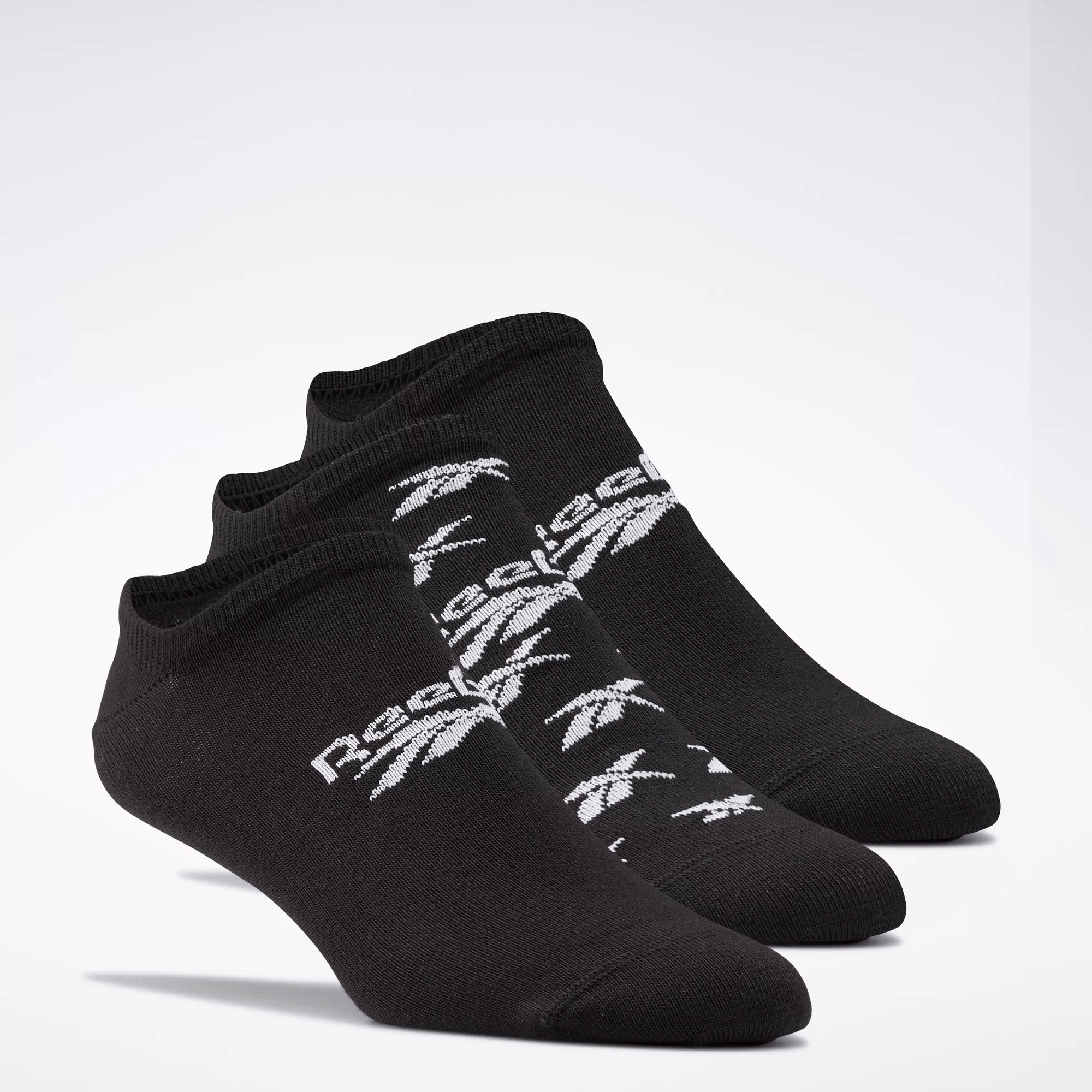 Reebok Classics Invisible Socks 3 Pairs In Black
