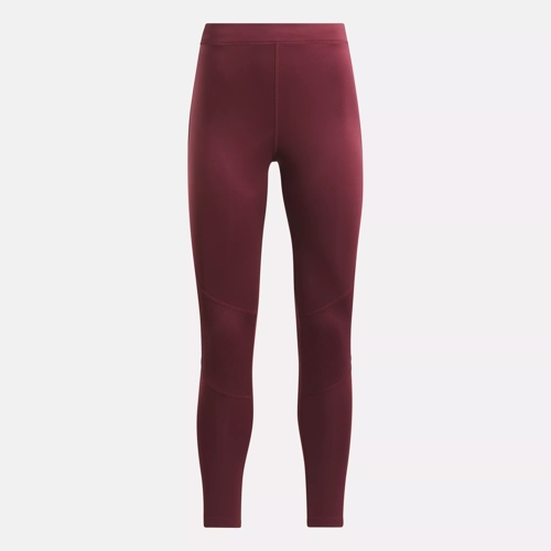 New Era Ribbed Tie-Front Leggings (Red/Brown) · NanaMacs