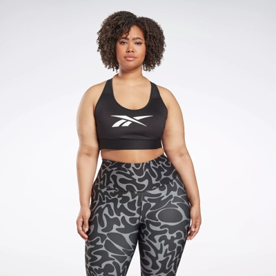 Reebok Women's Lux Vector Medium Sports Bra