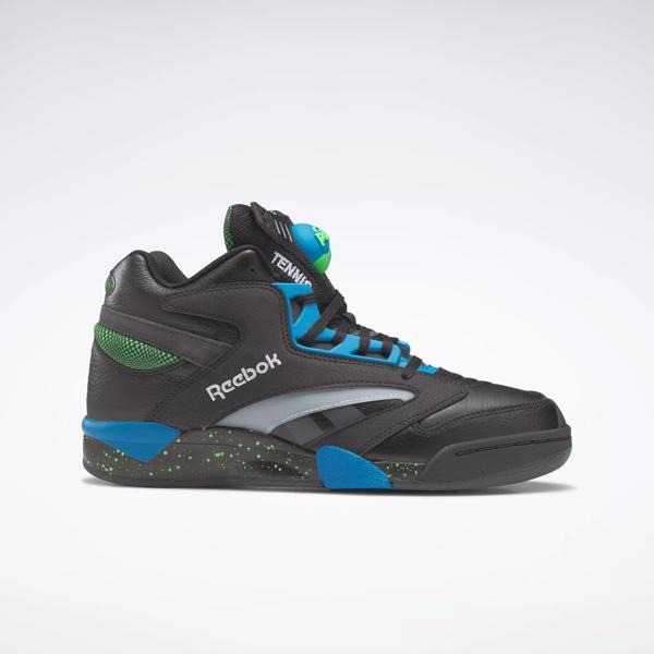 Shaq Victory Basketball Shoes - Core / Energy Blue / Solar Lime Reebok