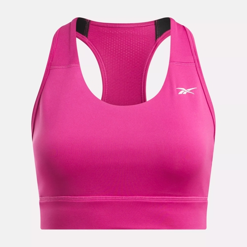 Rockwear Gym And Swim Adjustable High Impact Sports Bra In Party Pink