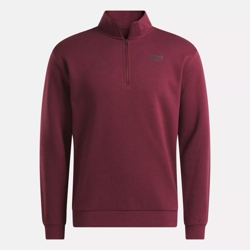 Reebok Apparel Men Reebok Identity Vintage Sport Quarter-Zip Sweatshir –  Reebok Canada