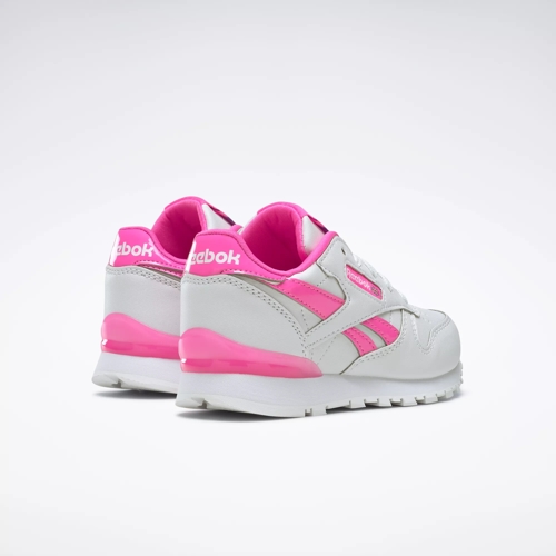 Reebok Footwear Kids Classic Leather Step 'n' Flash - Preschool PNKGLW