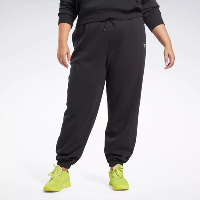 Reebok Identity Fleece Joggers (Plus Size) - Black