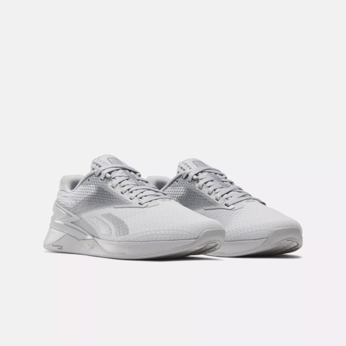 Tênis de Cross Nano X3 Reebok - Cinza / Branco - Feminino – URB LAB