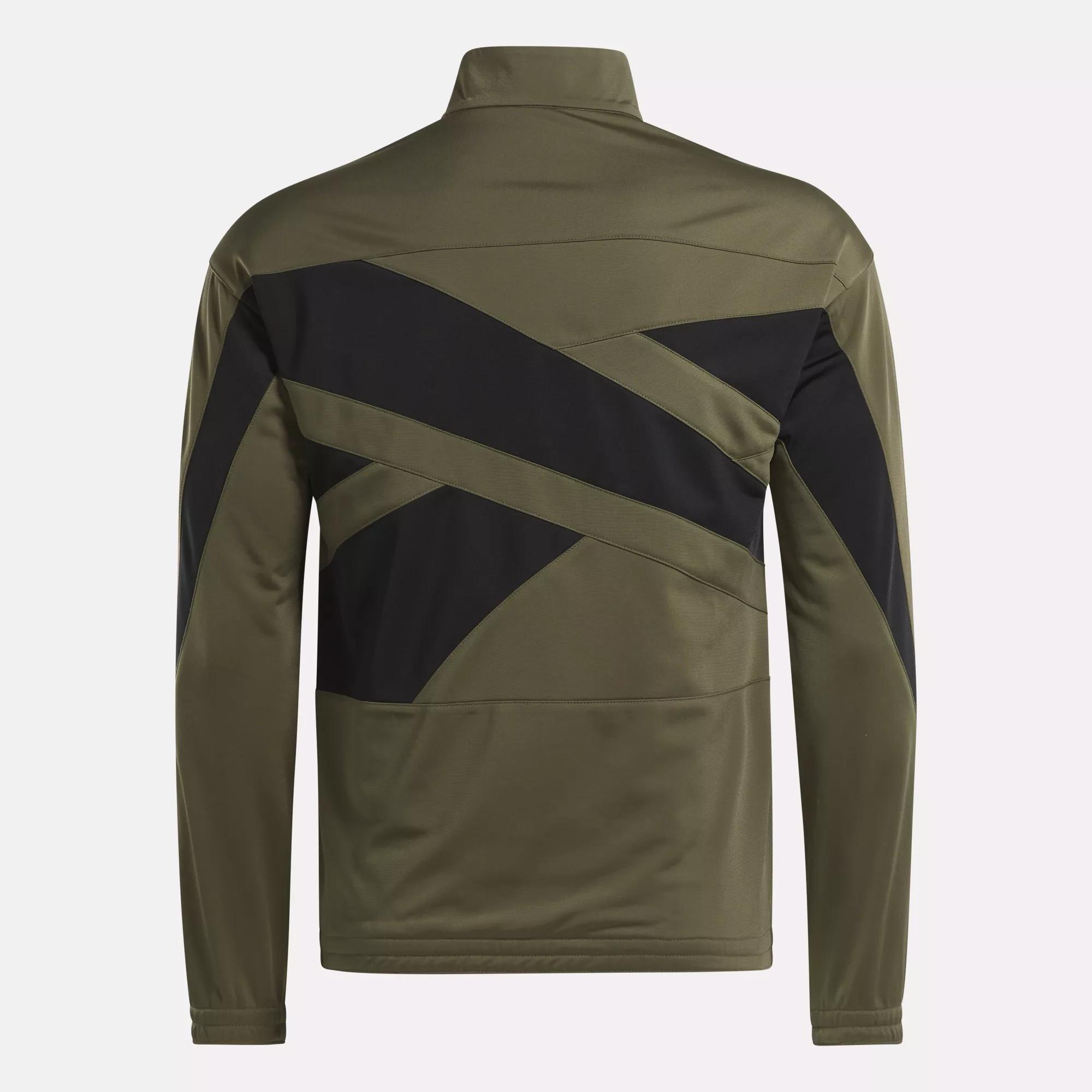 Reebok Men's Identity Vector Knit Track Jacket