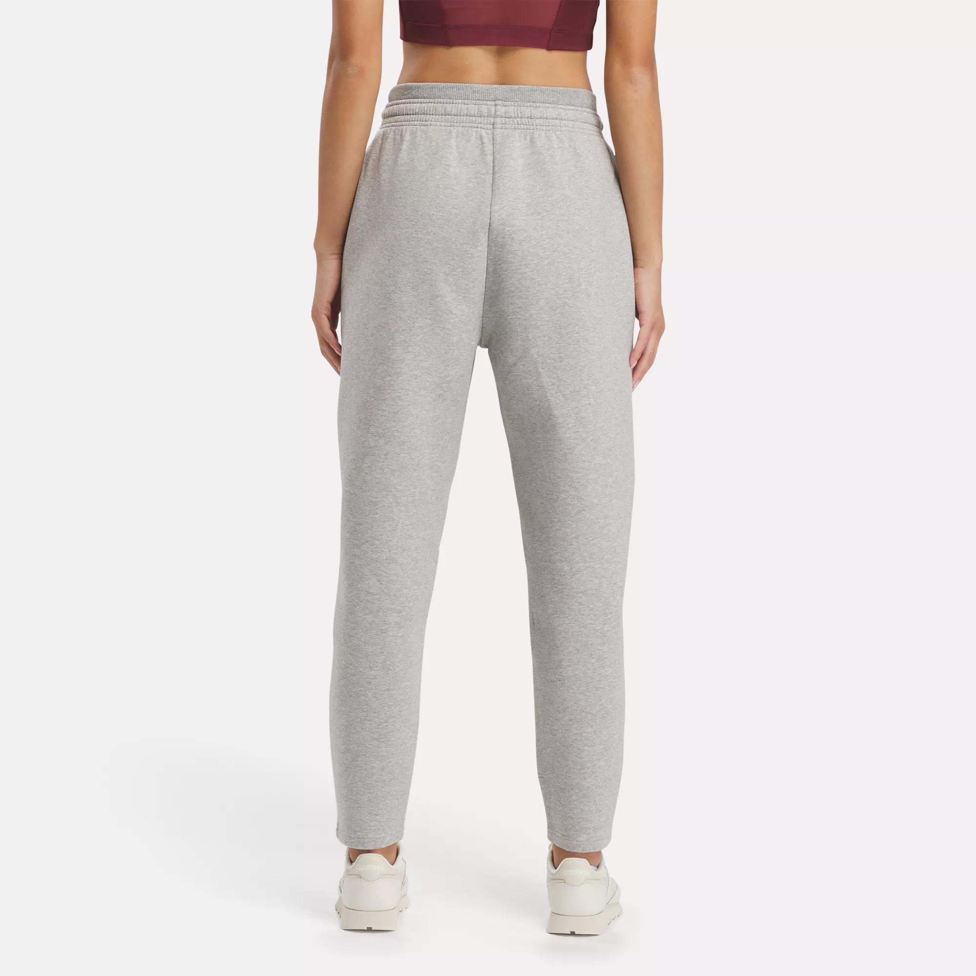 DreamBlend Cotton Knit Pants - Medium Grey Heather | Reebok
