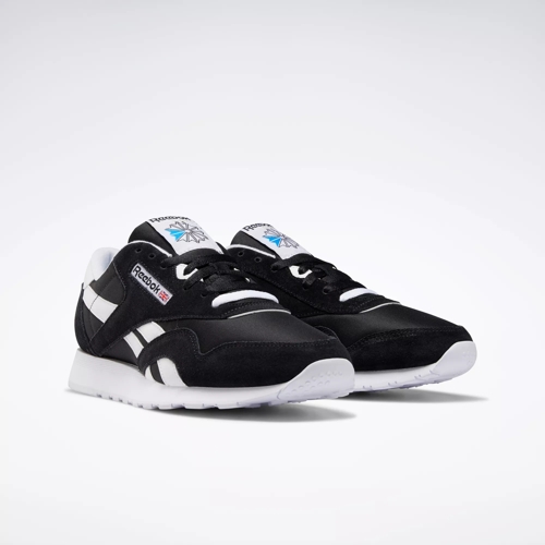 Classic Nylon Men's Shoes - Black Black / White Reebok