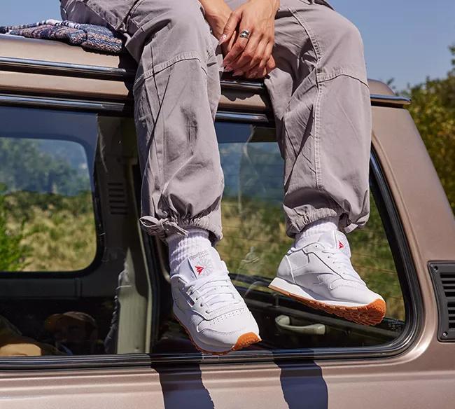 Zapatillas Classic Leather en Cloud White / Pure Grey 3 / Reebok