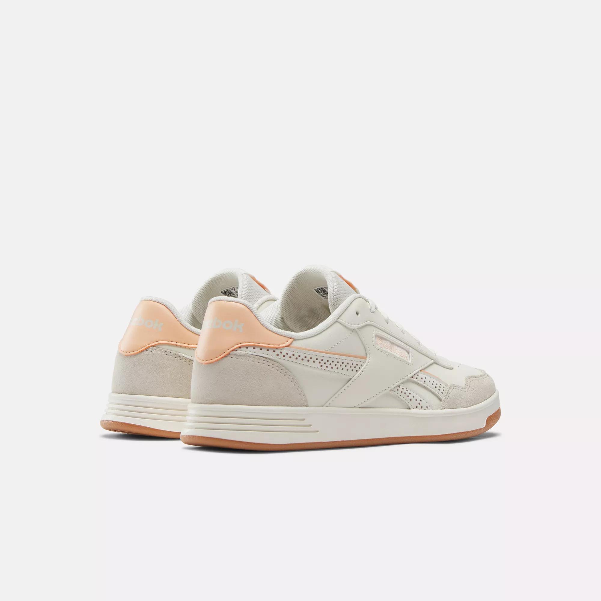 Reebok Court Advance Shoes - Chalk / Pink Stucco / Utility Brown