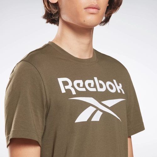 Reebok Identity Big Logo T-Shirt - Army Green Reebok