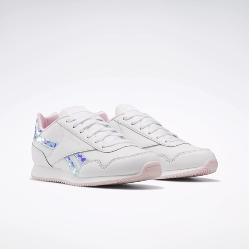 White and 2025 pink reebok