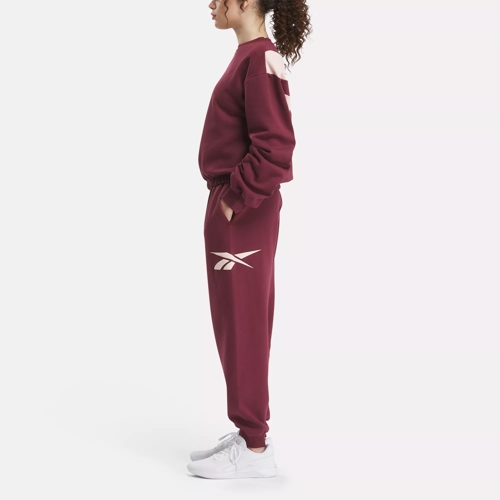 Reebok Women's Fleece Vector Jogger Pants, A Macy's Exclusive