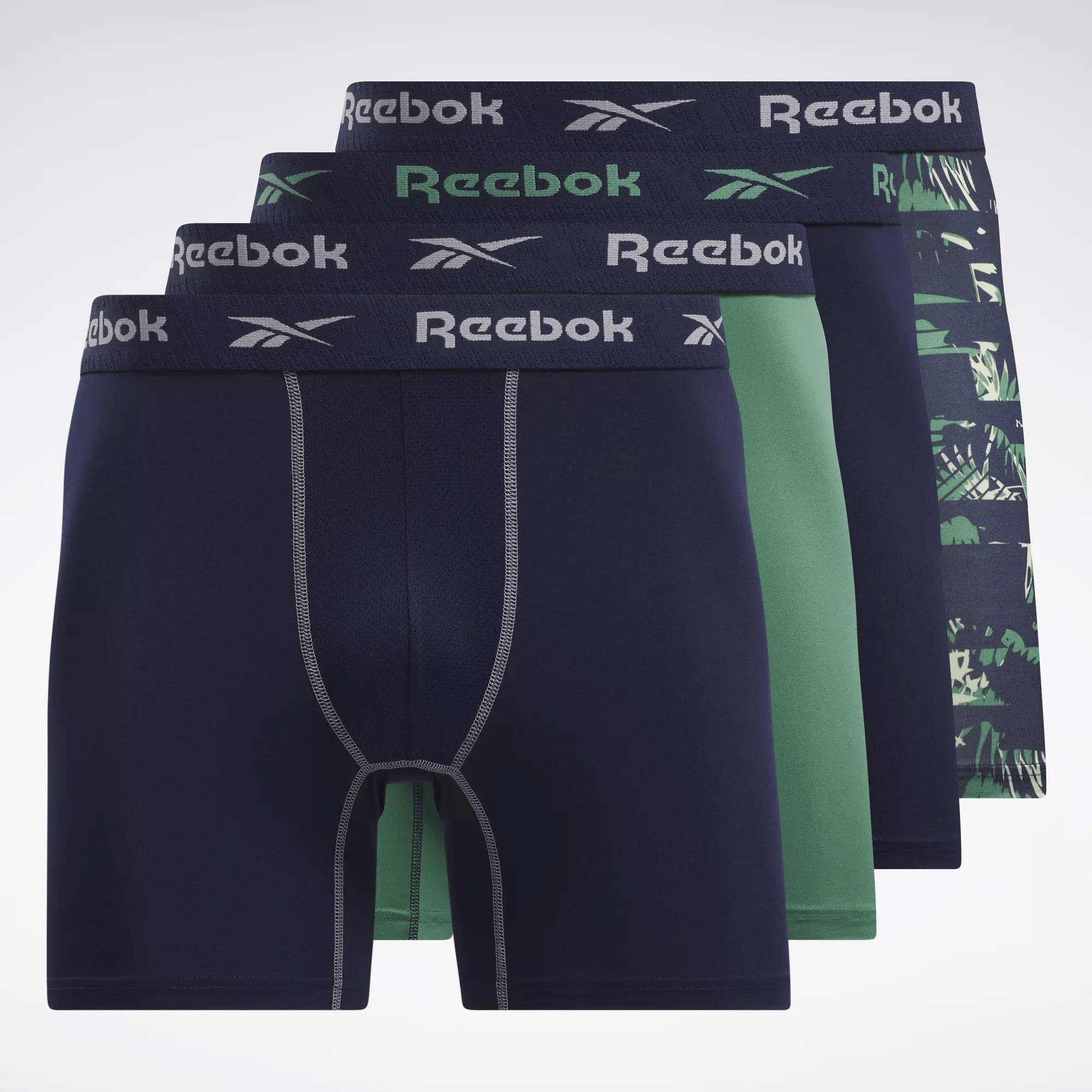 Shop Reebok Men's Performance Boxer Briefs 4 Pack In In Assorted