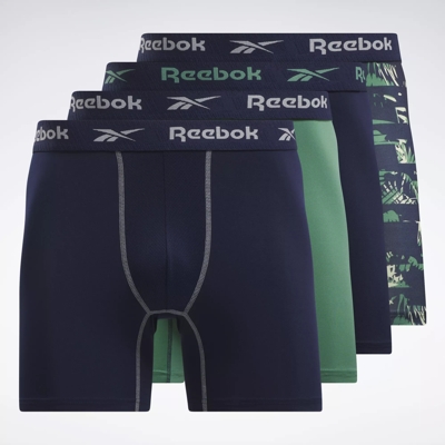 Reebok Boys' Underwear - Performance Boxer Briefs (5 Pack), Black