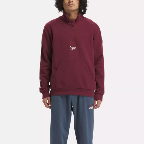 Reebok Men's 2XL Quarter Zip Pullover Sweatshirt