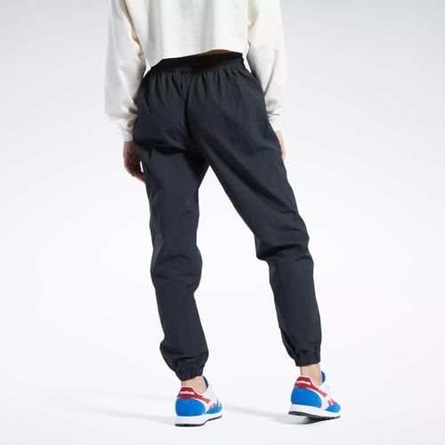 Reebok Women's Pull-On Logo Woven Track Pants Macy's, 53% OFF