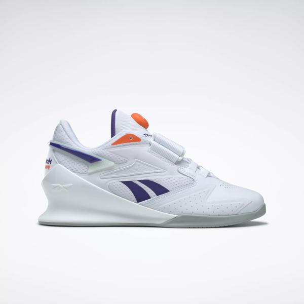 Legacy Lifter III Women's Weightlifting Shoes - Ftwr White / Bold Purple /  Smash Orange S23-R | Reebok