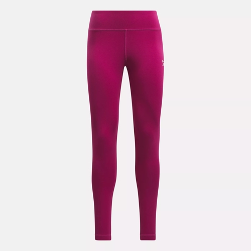 | Pink Semi Reebok Identity Cotton Small Proud Logo - Leggings Reebok