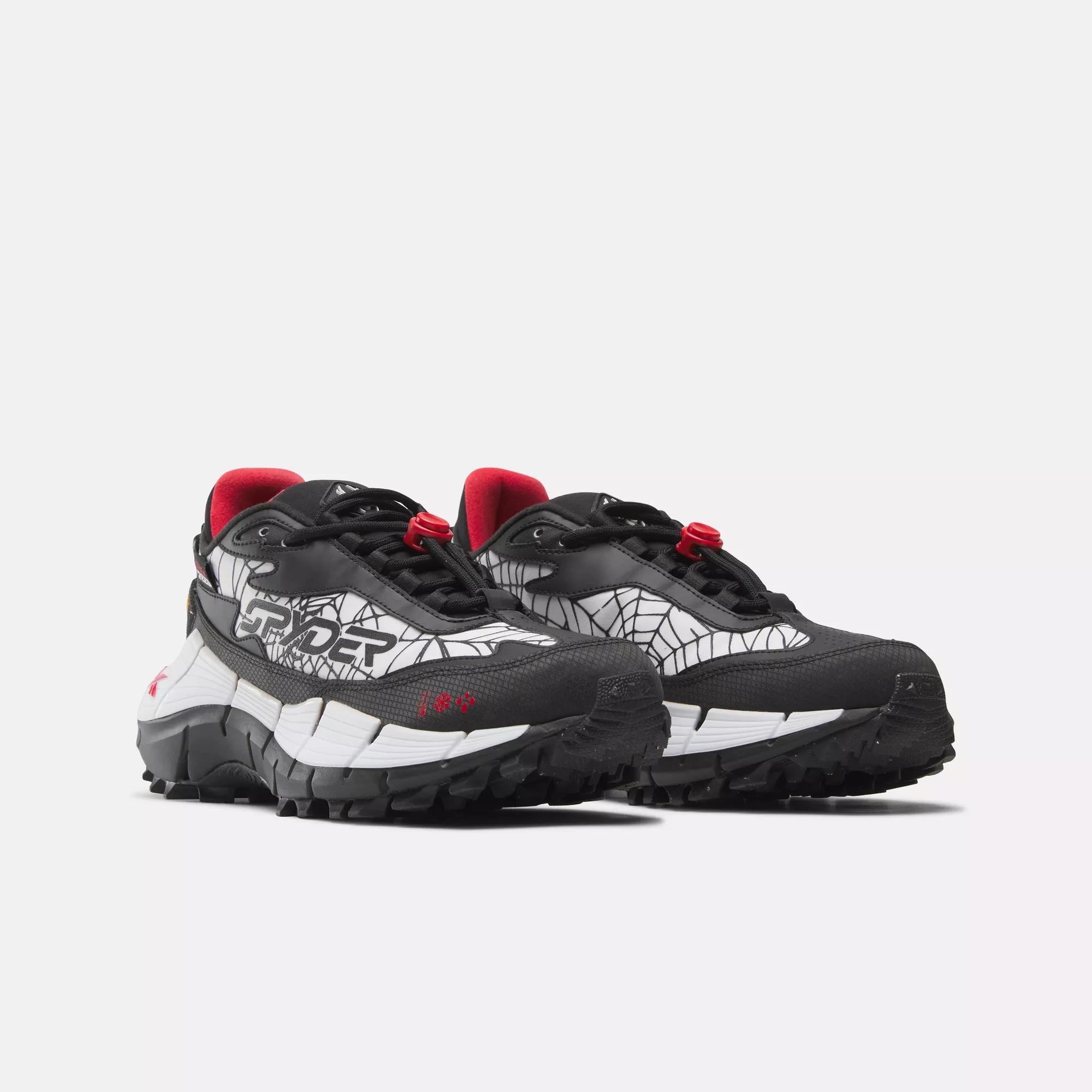 Spyder x Reebok Zig Kinetica 2.5 Edge Shoes - White / Core Black / Scarlet