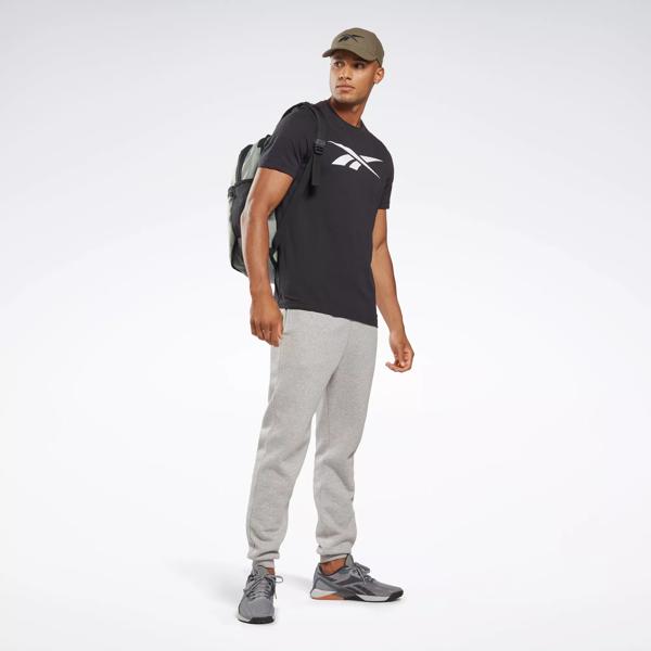 Camiseta Reebok TE Vector Logo Gris Hombre