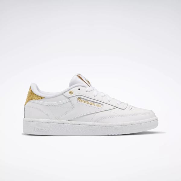 Reebok on sale sneakers gold