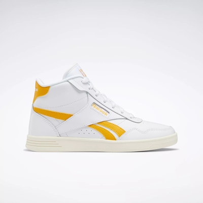 White high hotsell top reeboks