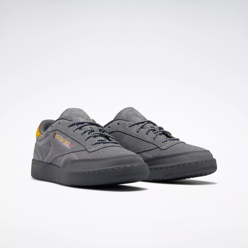 børn Lår Aggressiv Club C 85 Shoes - Pure Grey 6 / Pure Grey 7 / Lilac Glow | Reebok