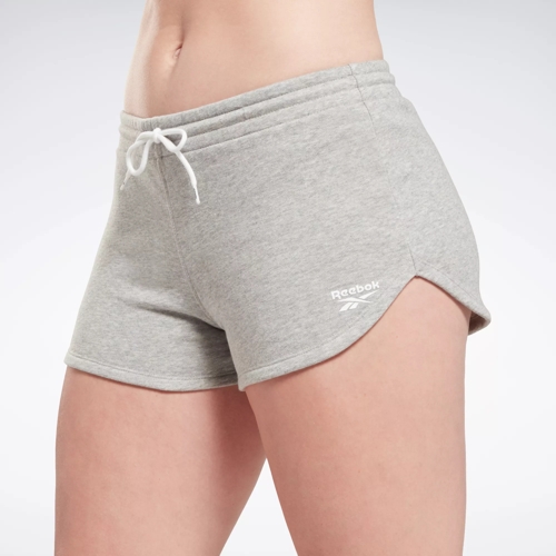 | - Reebok Heather Identity Reebok Grey Medium French Shorts Terry