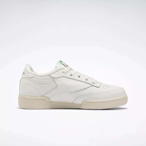 Club C Shoes - Preschool - Chalk / Chalk / Glen Green | Reebok