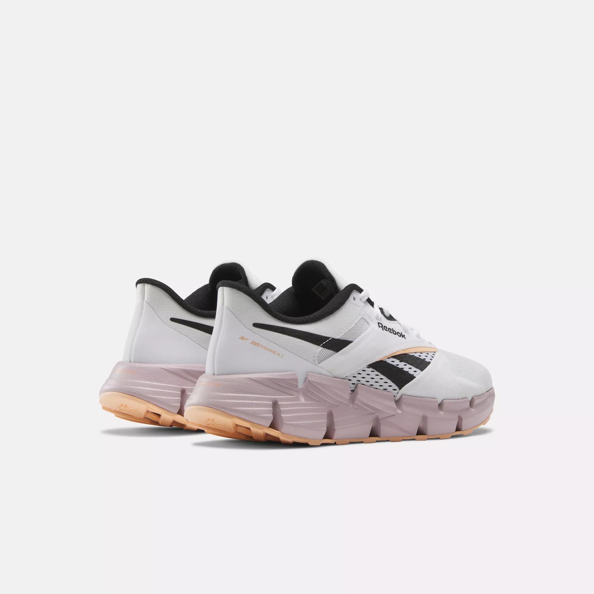 Zig Dynamica 5 Shoes - Ftw Wht/Ashen Lilac/Core Black | Reebok