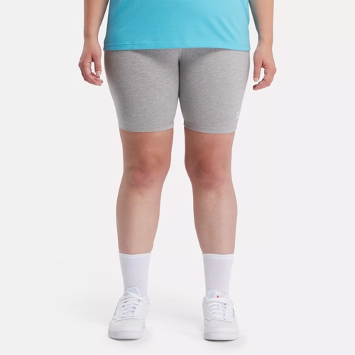 Reebok Identity Small Logo Bike Shorts (Plus Size)