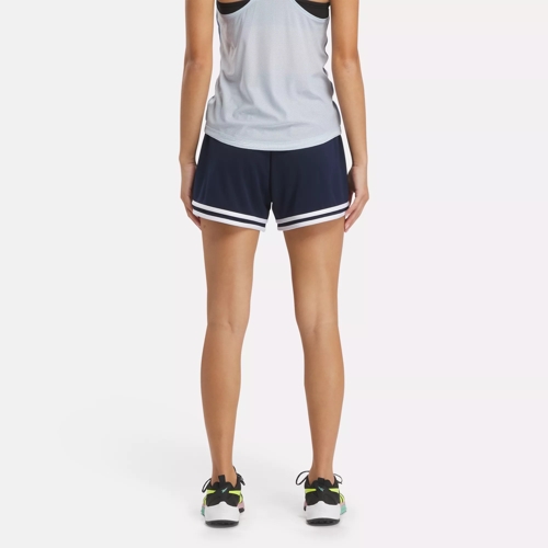 Workout Ready High-Rise Shorts (Plus Size) - Vector Navy / White