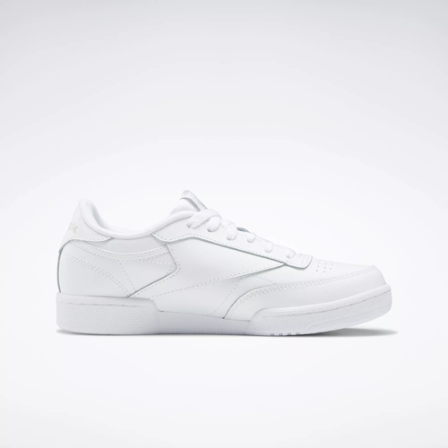 Reebok Women's Club C 85 in White/Sheer Grey